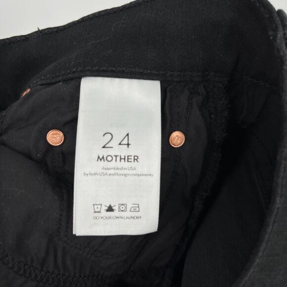 MOTHER Insider Crop Step Fray Jeans in Guilty Racer Size 24, Modern Designer - Picture 11 of 13